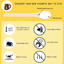 Load image into Gallery viewer, Silicone Long Cocktail Stirring Spoon Sets