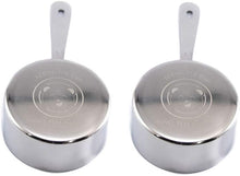 Load image into Gallery viewer, Measuring Cups Set of 2: 1/2 Cup 120 ML , Polished Stainless Steel