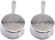 Load image into Gallery viewer, Measuring Cups Set of 2: 1/2 Cup 120 ML , Polished Stainless Steel
