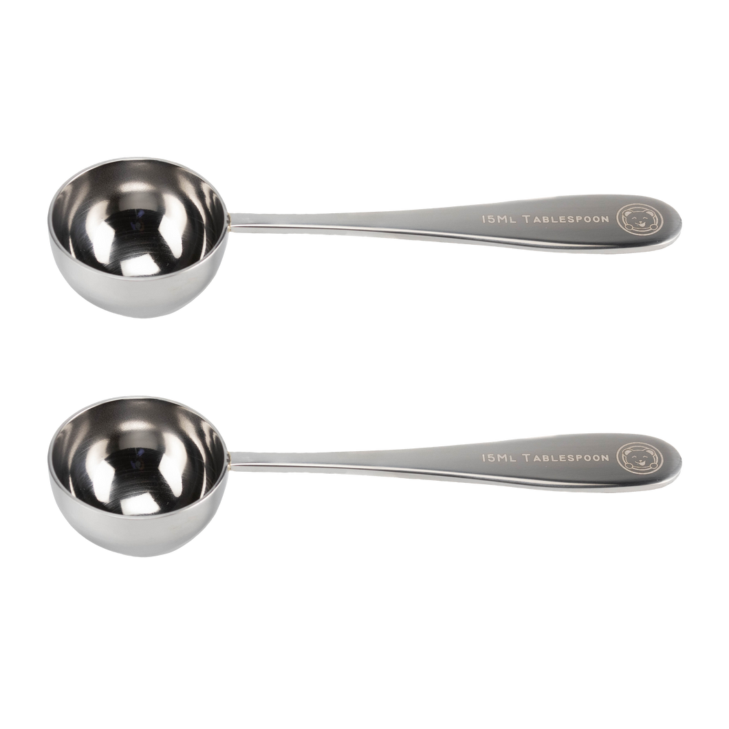 Tablespoon 15 ml Set of 2: Polished Stainless Steel